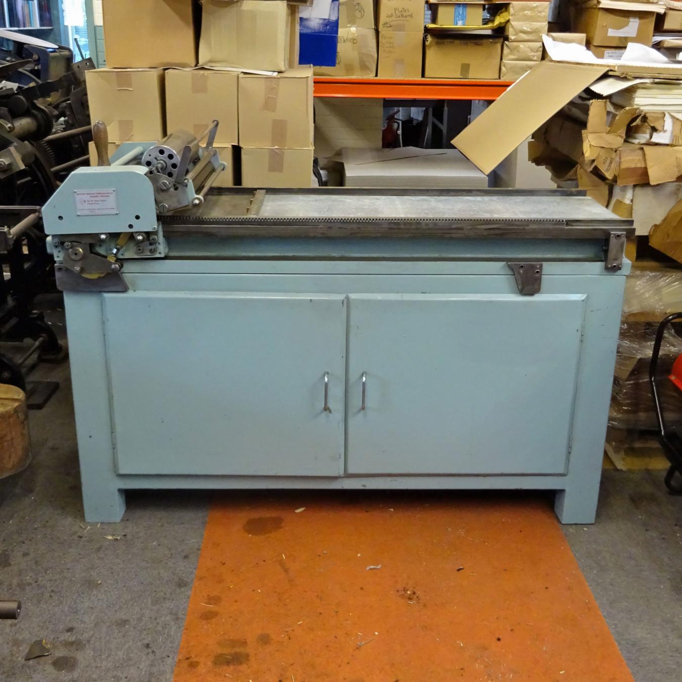 Western Number 5 hand galley proofing press for sale