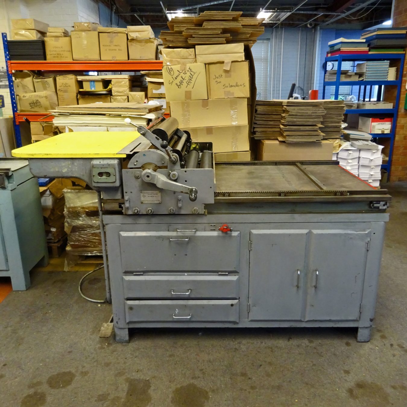 The British 4c/30 Western proofing press for sale