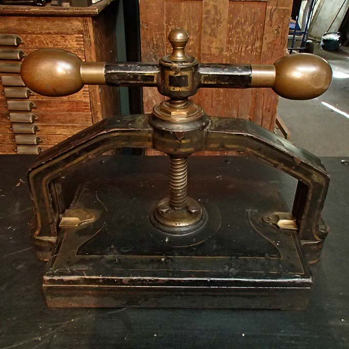 beautiful little nipping press for sale