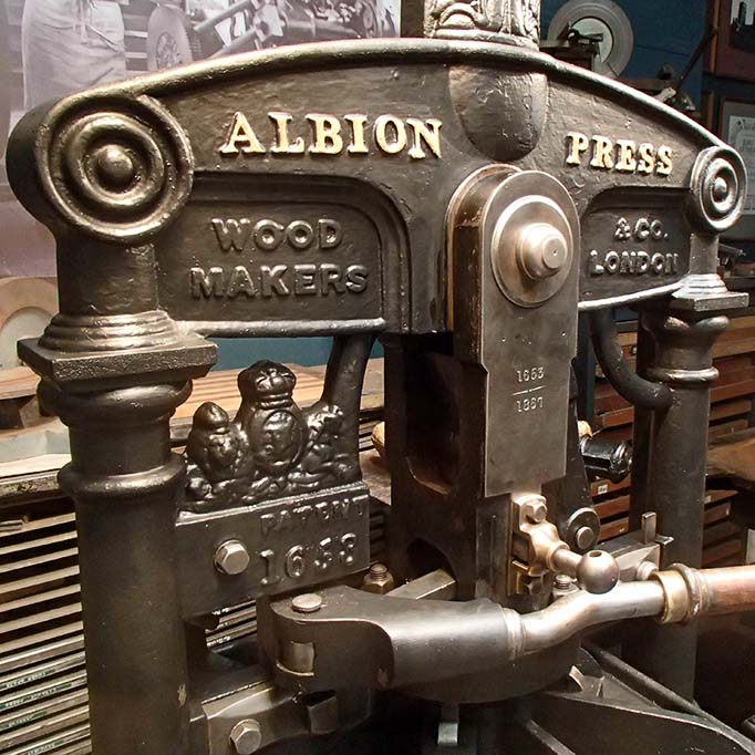 albion hand press for sale